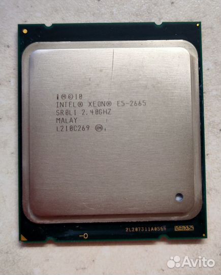 I 10 Intel Xeon E5-2665 SR0L1 процессор
