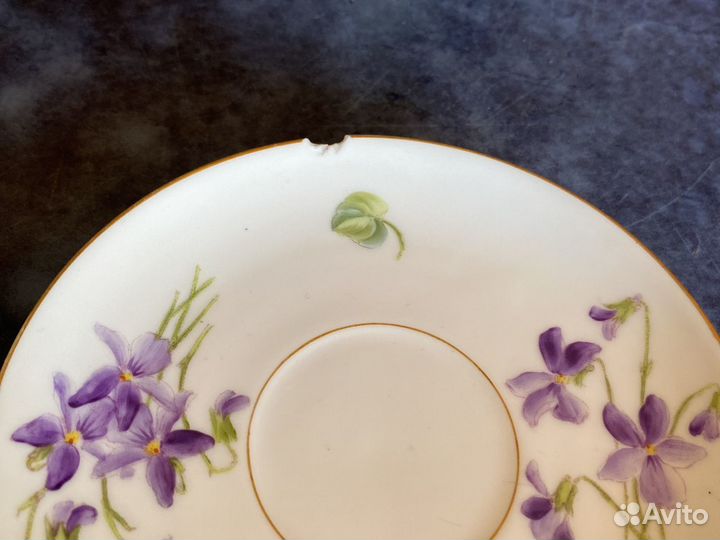 Лиможский фарфор, кофейная пара