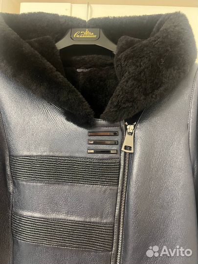 Дублёнка женская натуральная кожа и мех