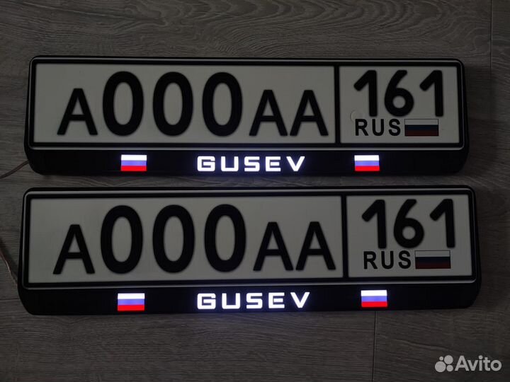 Премиальные рамки с LED - подсветкой Вашего текста