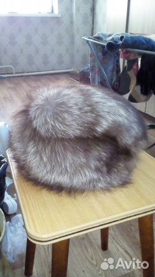 Шапка из натурального песца