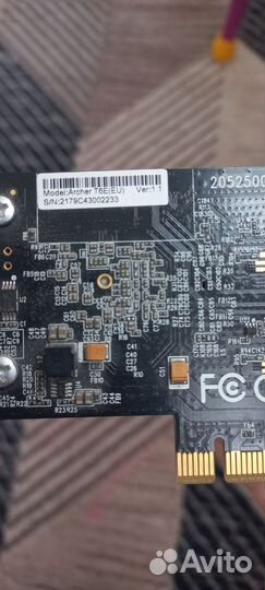 Wi-fi адаптер pci tp link archer