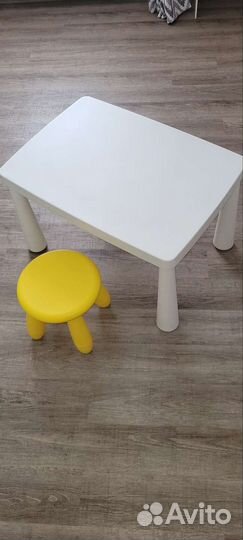 Детский стол и стул IKEA