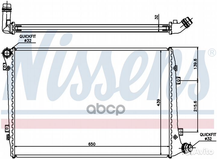 Радиатор системы охлаждения skoda: superb (3T4)