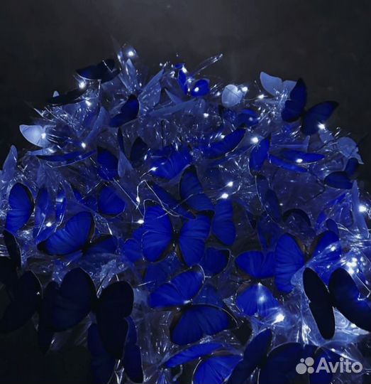 Готовый букет из бабочек