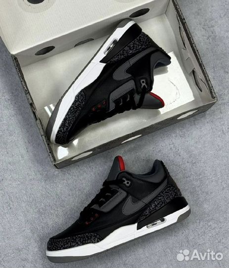 Кроссовки Air Jordan 3 Retro OG Black