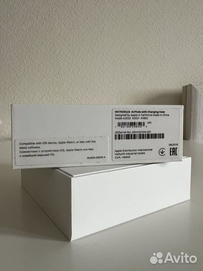 Беспроводные наушники apple airpods 2