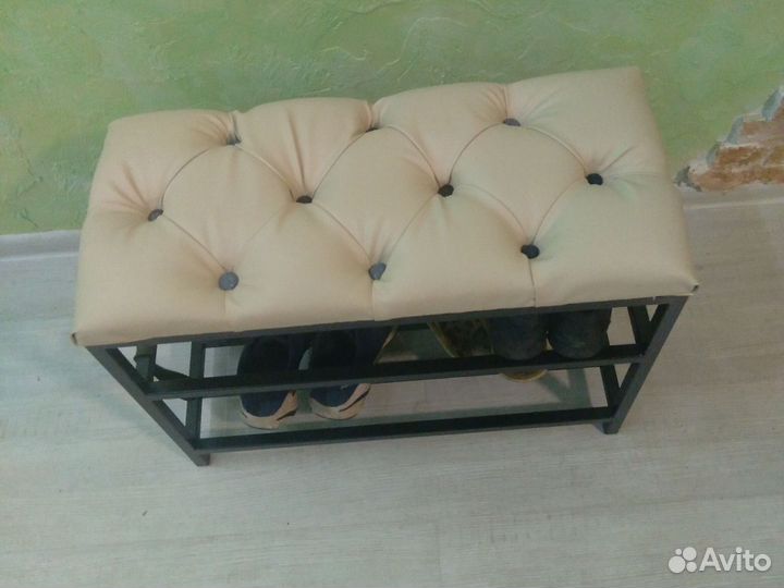 Обувница в прихожую с сиденьем