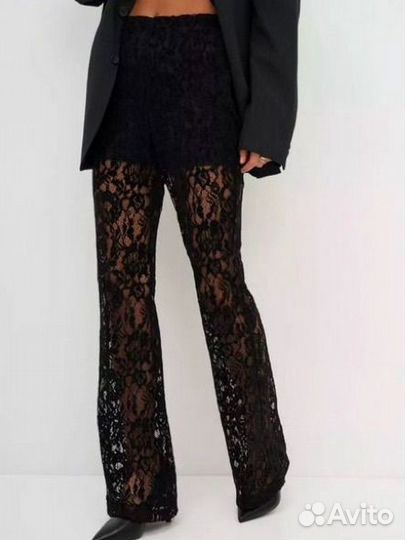 Кружевные брюки