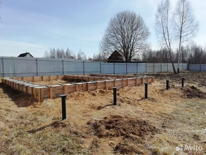 Фундамент на винтовых сваях. Монтаж за 1 день