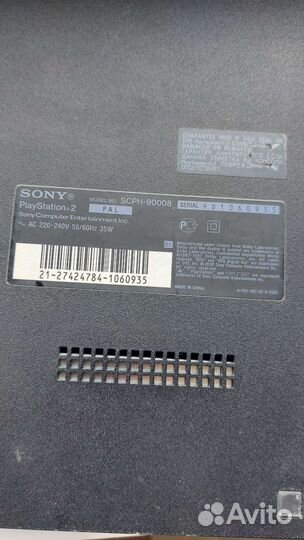 PlayStation 2 Slim (scph-90008) Черная (PS2) Б/У