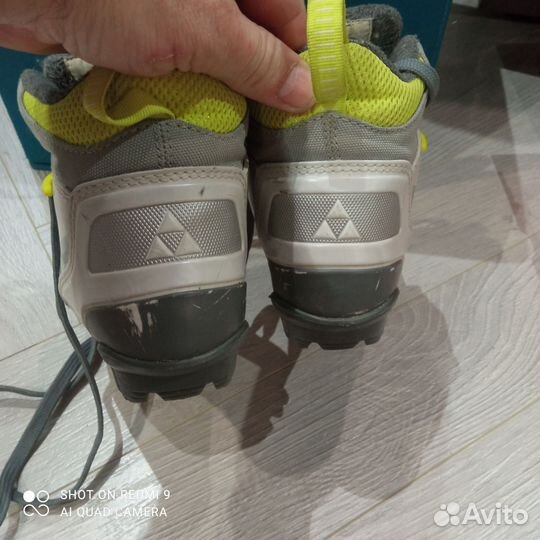 Лыжные ботинки fischer детские 34 р