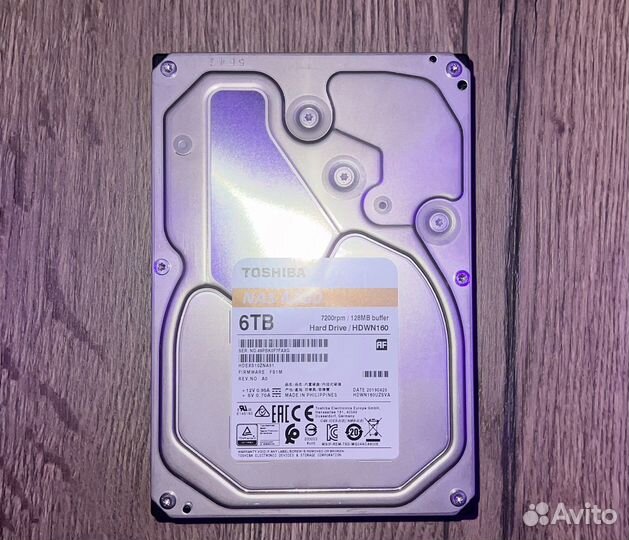 Жесткий диск Toshiba nass 6TB