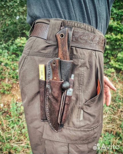 Чехол для ножей кожаный