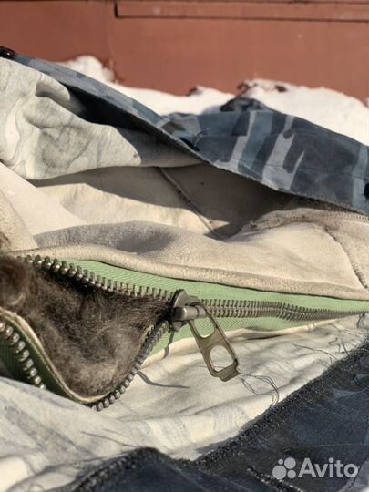 Спальный мешок из натурального меха