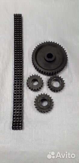 Набор скоростных звезд Буран Зх рядных + цепь