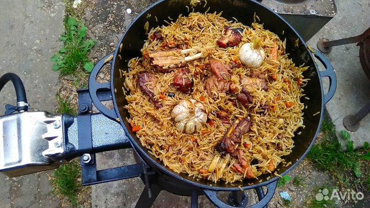 Таджикский плов на дровах