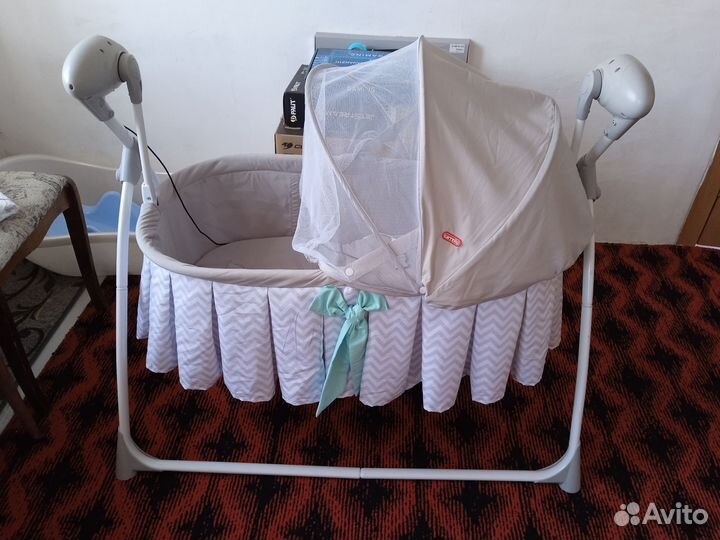 Детская люлька колыбель электрическая