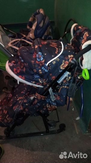 Детские санки коляска