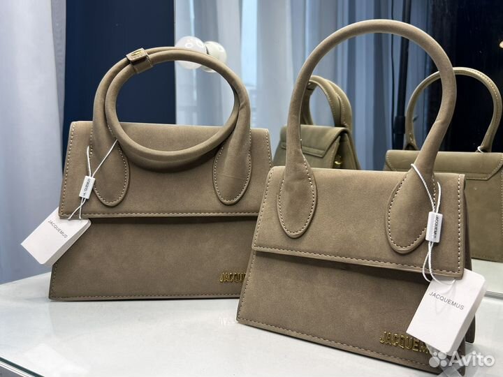 Сумка jacquemus замша