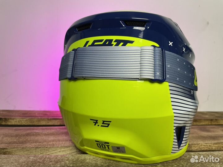 Мотошлем Leatt Moto 7.5 Blue