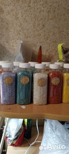 Мерцающая морская соль для ванной