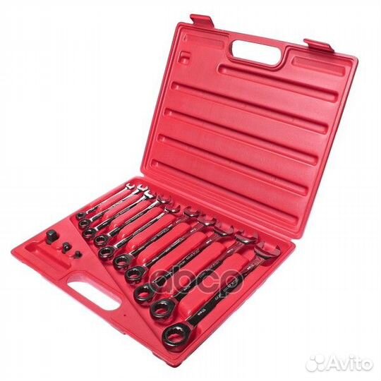 Набор ключей комбинированных 8-19мм трещоточны