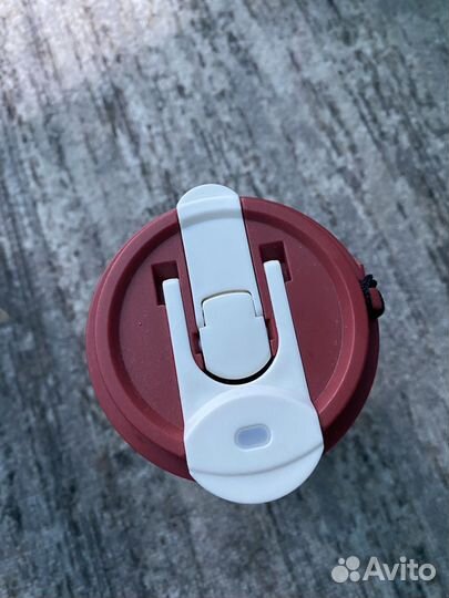 Термокружка с трубочкой