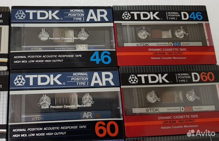 TDK 46/60 кассеты новые запечатанные