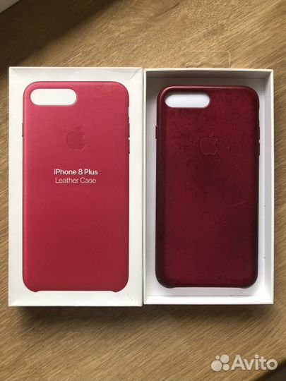 iPhone 8 Plus Leather Case Pink Fuchsia mqht2ZM/A