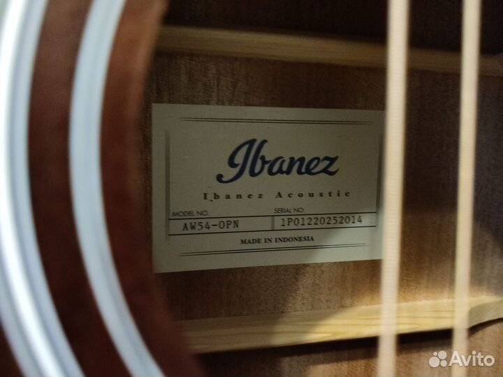 Ibanez AW54-OPN акустическая гитара