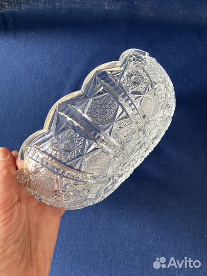 Вазочка салатник хрусталь советский
