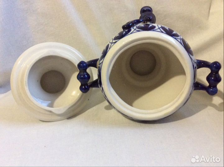 Сувенирный фарфоровый самовар 