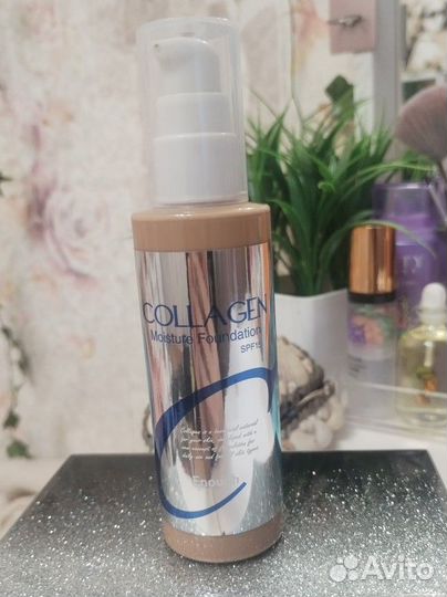 Тональный крем collagen 21 оттенок (летуаль)