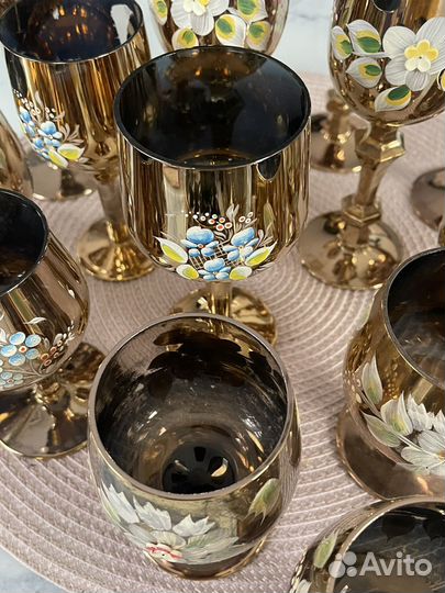 Фужеры богемия