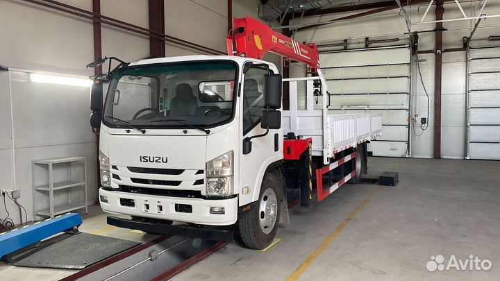 Isuzu Elf с КМУ, 2024