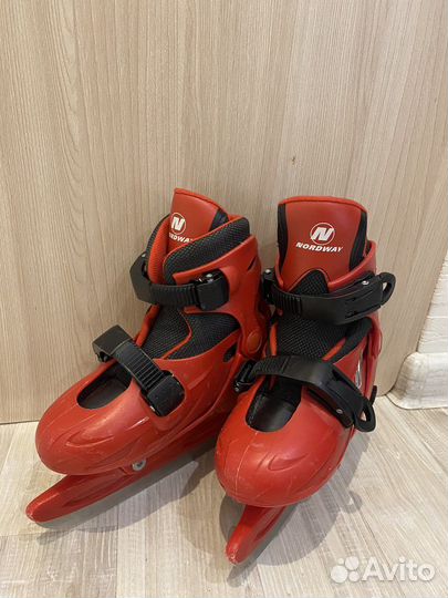 Коньки раздвижные 30-33