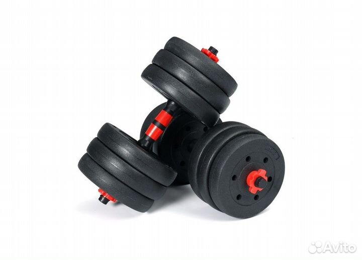 Гантели 30 кг + гриф для штанги