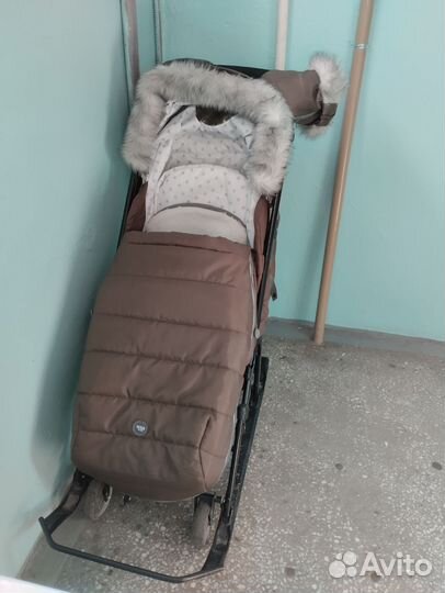 Санки коляска ника 7 5sk