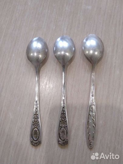 Чайные ложки из мельхиора СССР
