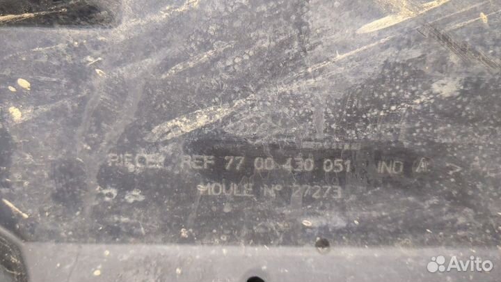 Защита моторного отсека Renault Scenic, 2001