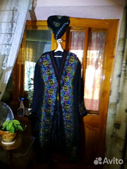 Казахский мужской халат -чапан