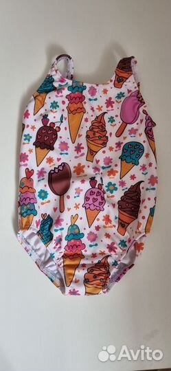 Слитный купальник для девочки