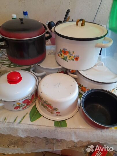 Кастрюли, ковшик,соковарка