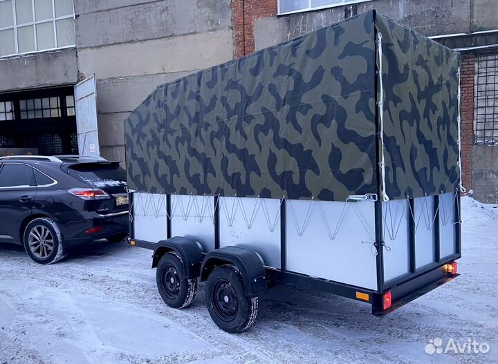 Автомобильный прицеп двухосный