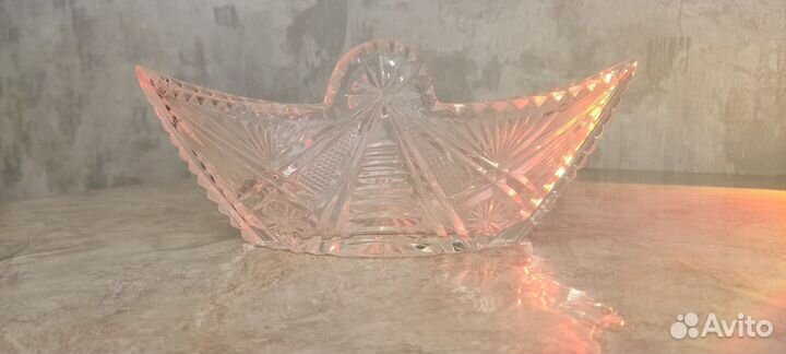 Салатник хрустальный