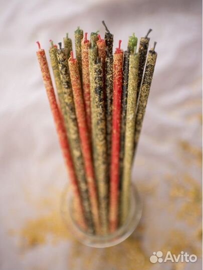 Магические свечи с травами