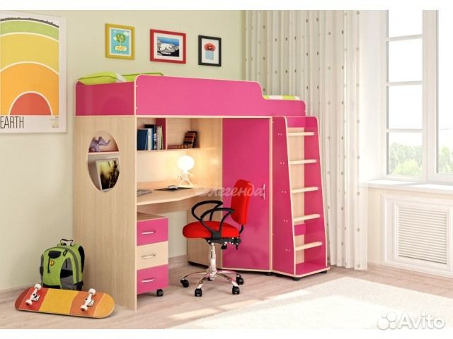 Кровать чердак