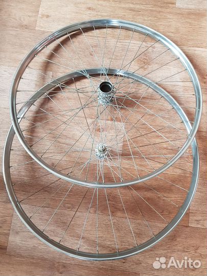 Колёса велосипедные СССР в хроме