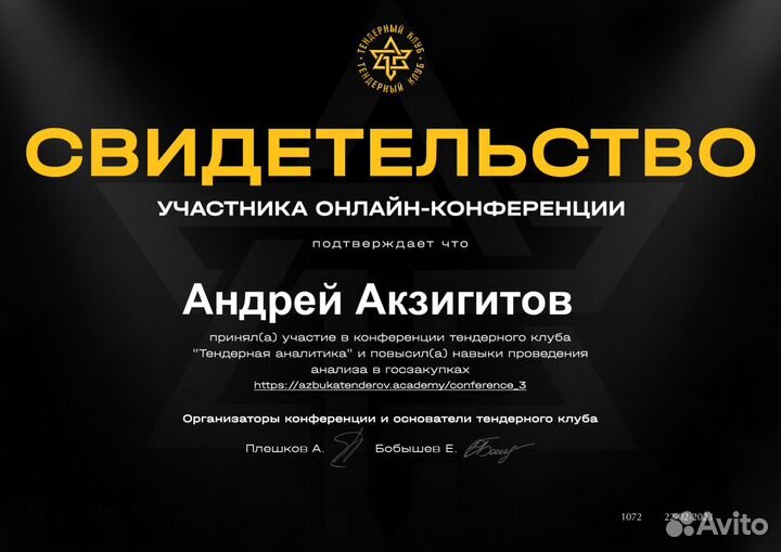 Тендерный специалист. Госзакупки 44фз 223фз